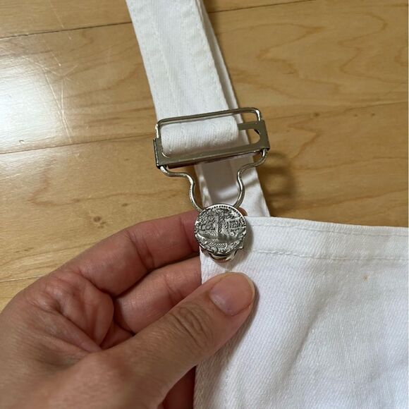 McGuire Uma Denim Skirtall in Optic White XS - Picture 12 of 13